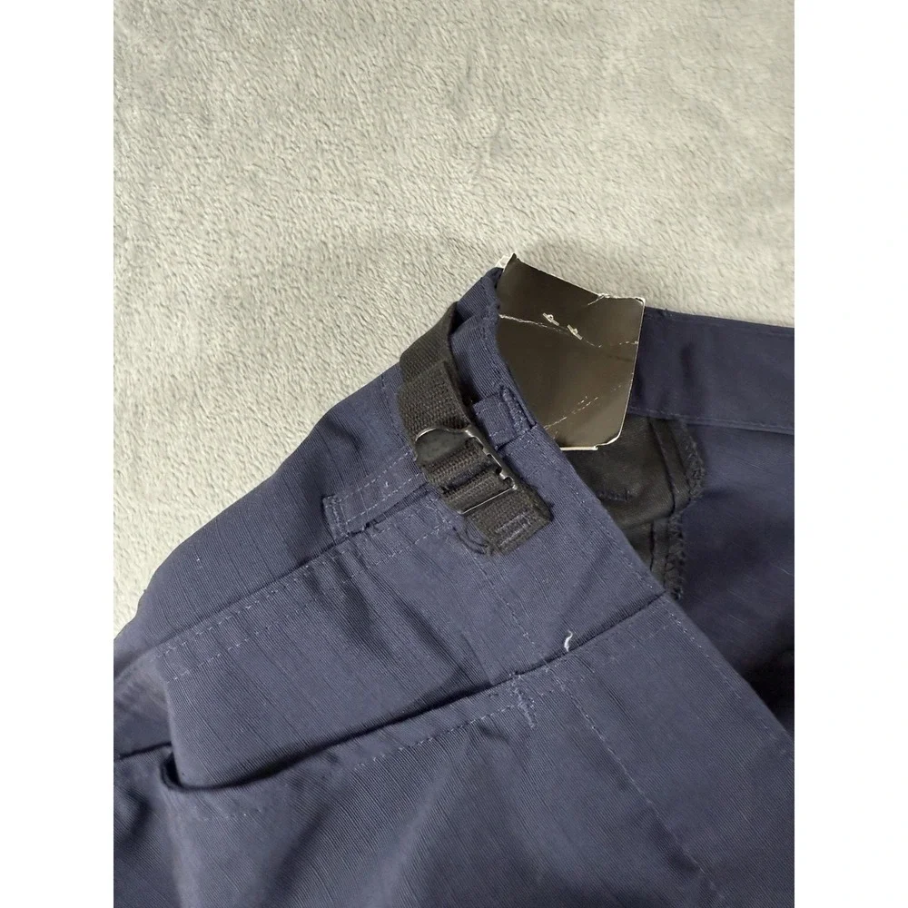 Propper Public Safety Pants Mens XL‎ Long Blue Ripstop Combat Cargo Button Fly